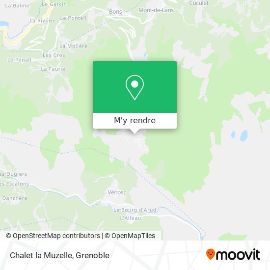 Chalet la Muzelle plan
