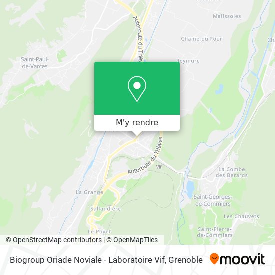 Biogroup Oriade Noviale - Laboratoire Vif plan