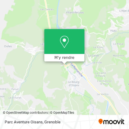 Parc Aventure Oisans plan