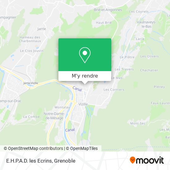 E.H.P.A.D. les Ecrins plan