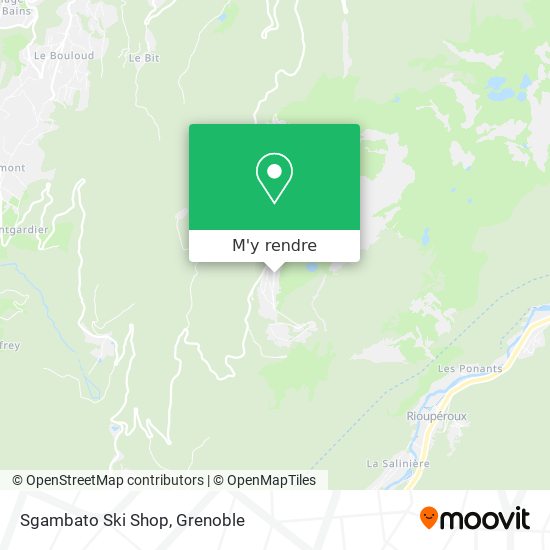 Sgambato Ski Shop plan