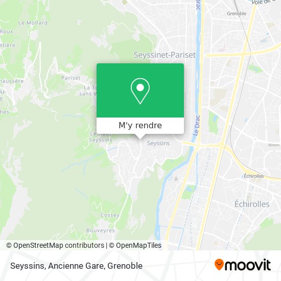 Seyssins, Ancienne Gare plan
