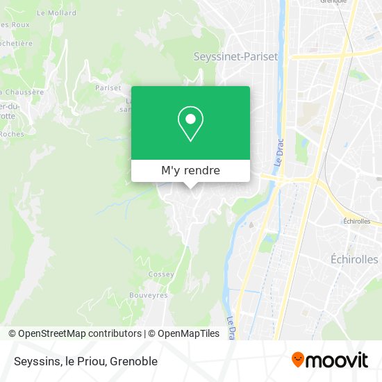 Seyssins, le Priou plan