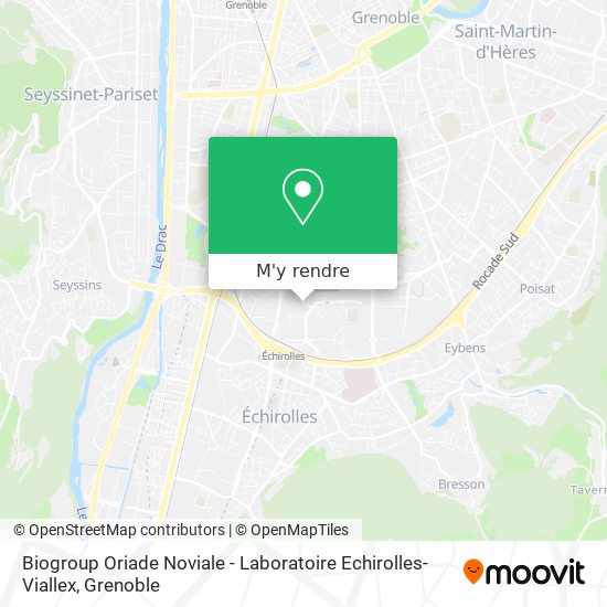 Biogroup Oriade Noviale - Laboratoire Echirolles- Viallex plan
