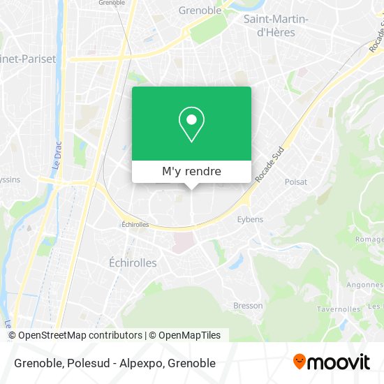 Grenoble, Polesud - Alpexpo plan