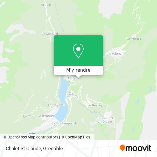 Chalet St Claude plan