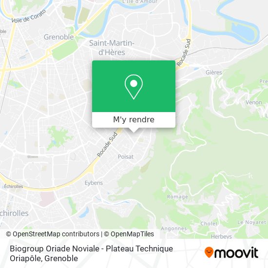 Biogroup Oriade Noviale - Plateau Technique Oriapôle plan