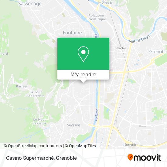 Casino Supermarché plan