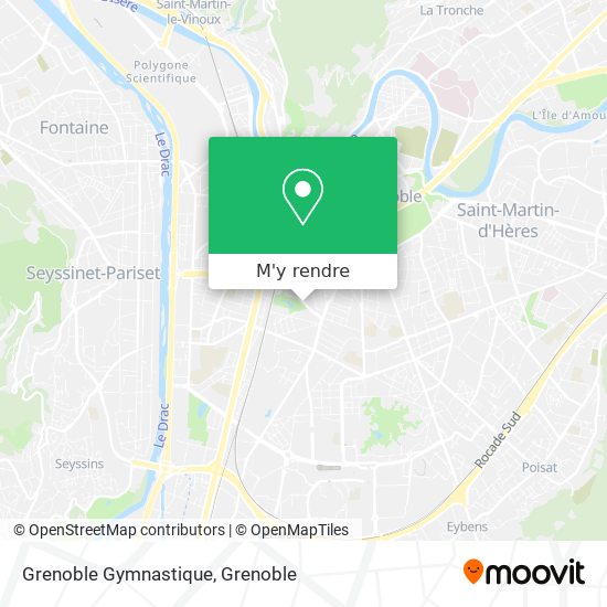 Grenoble Gymnastique plan