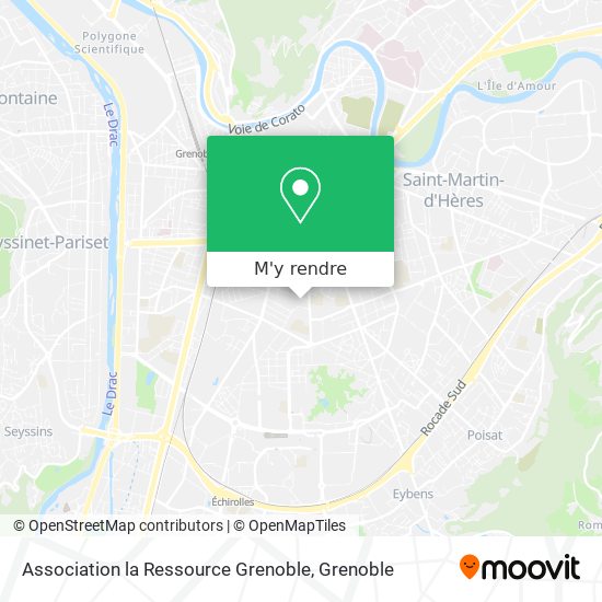 Association la Ressource Grenoble plan