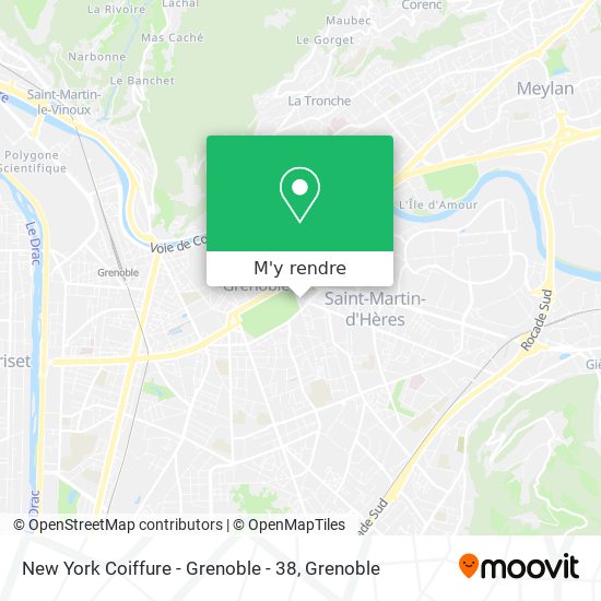 New York Coiffure - Grenoble - 38 plan