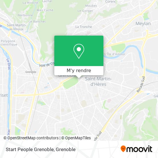 Start People Grenoble plan