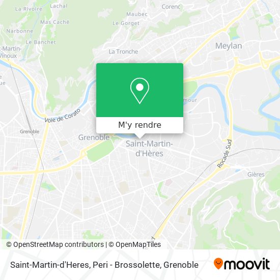 Saint-Martin-d'Heres, Peri - Brossolette plan