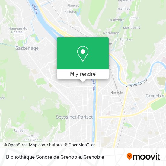 Bibliothèque Sonore de Grenoble plan