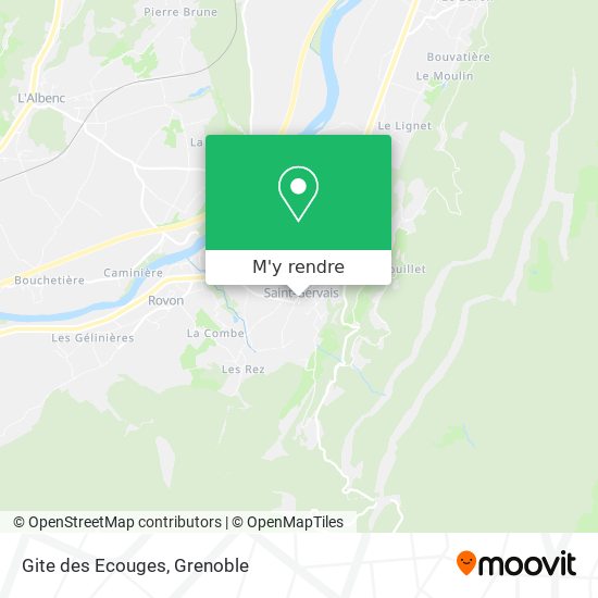 Gite des Ecouges plan