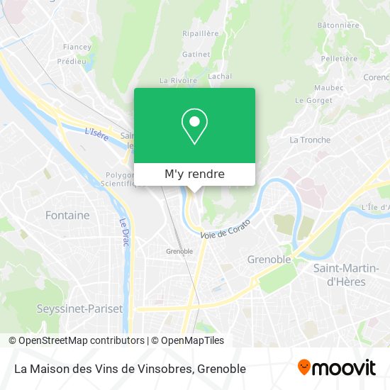 La Maison des Vins de Vinsobres plan