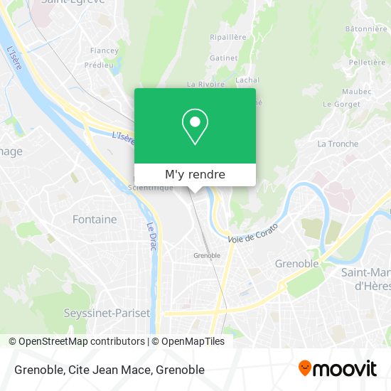 Grenoble, Cite Jean Mace plan
