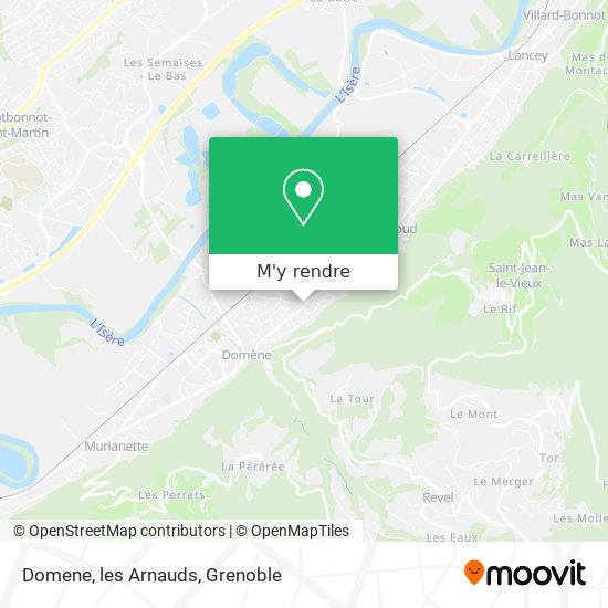 Domene, les Arnauds plan