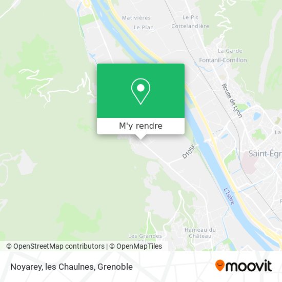 Noyarey, les Chaulnes plan