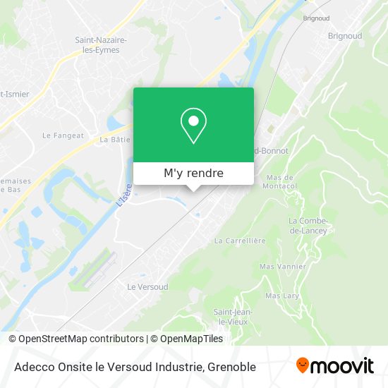 Adecco Onsite le Versoud Industrie plan
