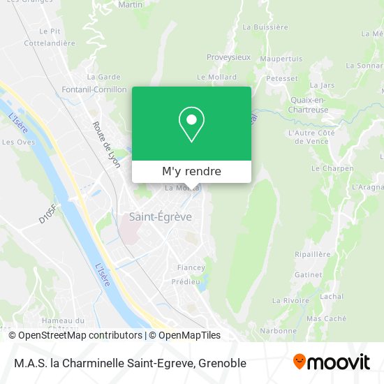 M.A.S. la Charminelle Saint-Egreve plan
