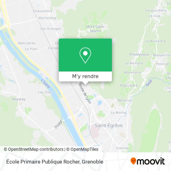 École Primaire Publique Rocher plan