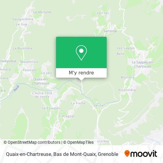 Quaix-en-Chartreuse, Bas de Mont-Quaix plan