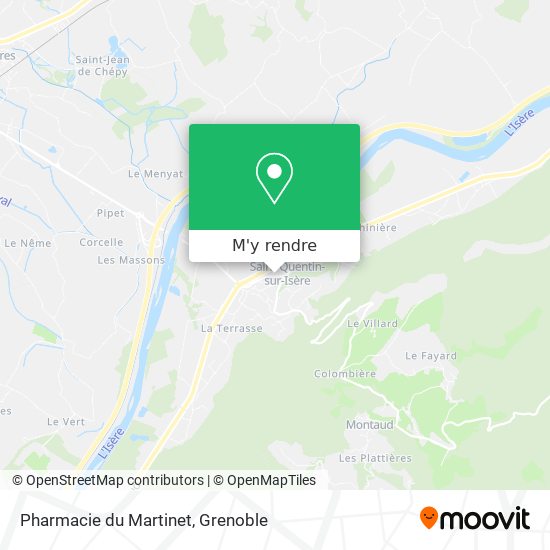 Pharmacie du Martinet plan