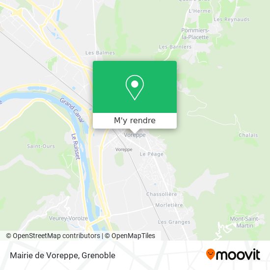 Mairie de Voreppe plan