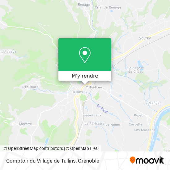 Comptoir du Village de Tullins plan