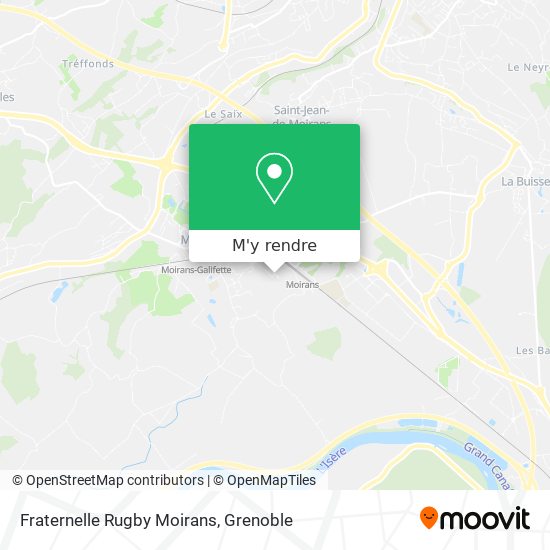 Fraternelle Rugby Moirans plan
