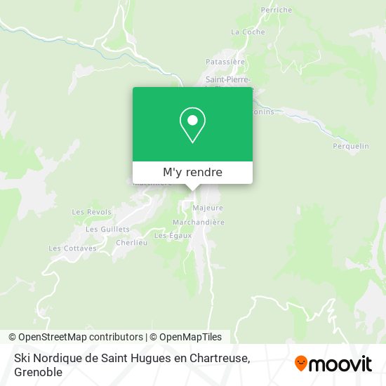 Ski Nordique de Saint Hugues en Chartreuse plan