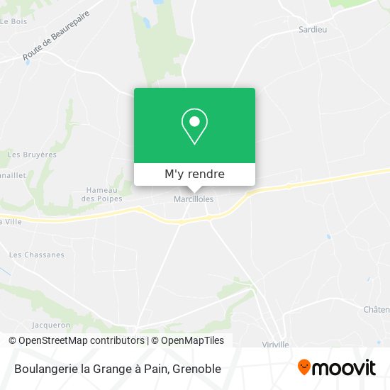 Boulangerie la Grange à Pain plan