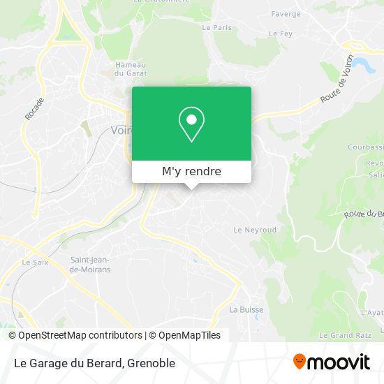 Le Garage du Berard plan