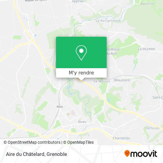 Aire du Châtelard plan