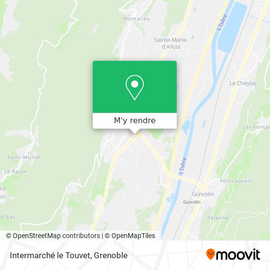 Intermarché le Touvet plan