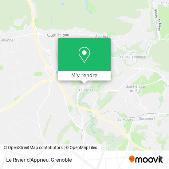 Le Rivier d'Apprieu plan
