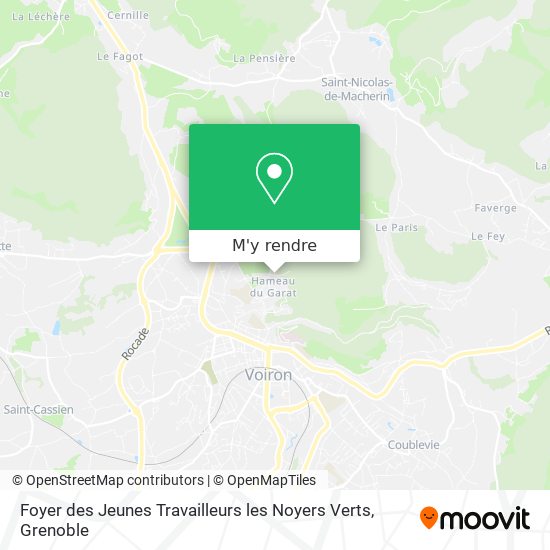 Foyer des Jeunes Travailleurs les Noyers Verts plan