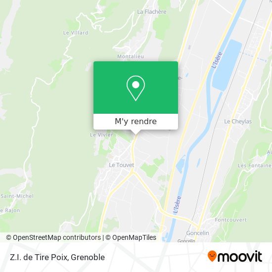 Z.I. de Tire Poix plan