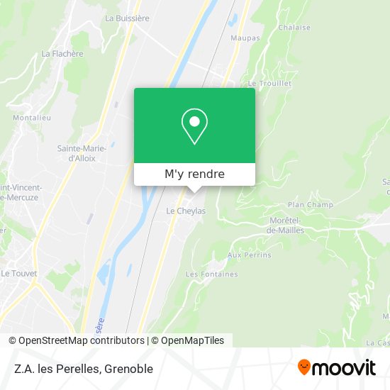 Z.A. les Perelles plan
