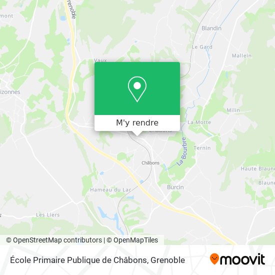 École Primaire Publique de Châbons plan