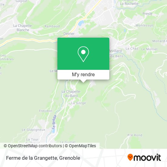 Ferme de la Grangette plan