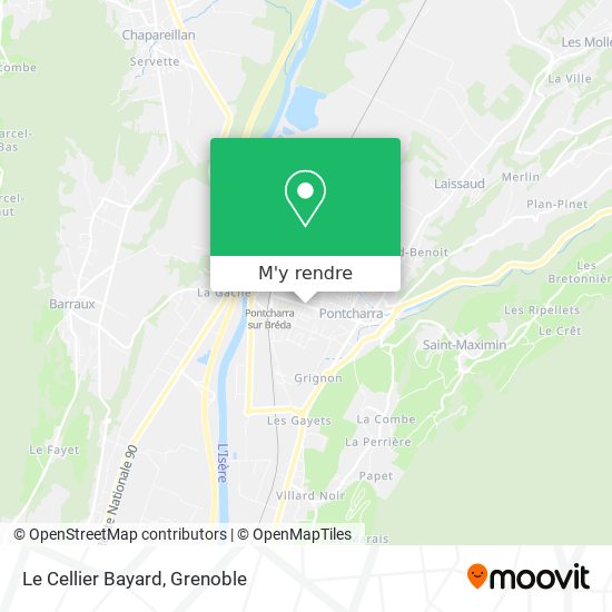 Le Cellier Bayard plan