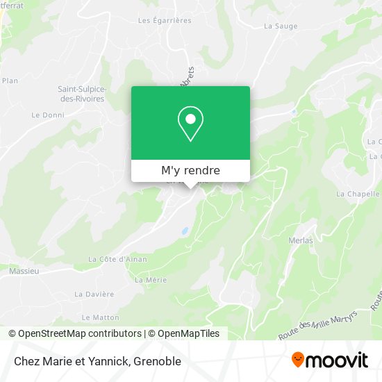 Chez Marie et Yannick plan