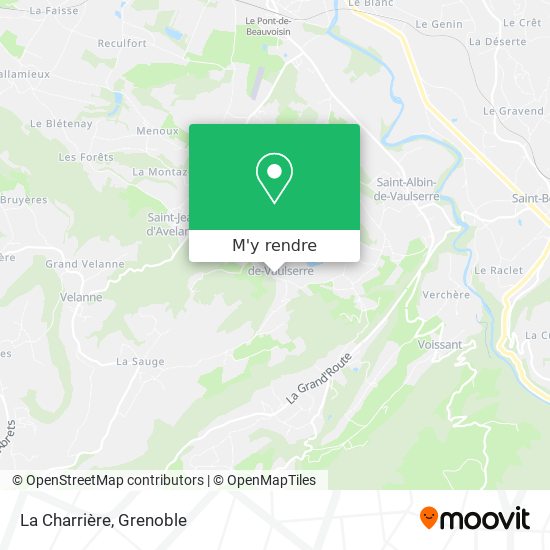 La Charrière plan