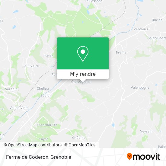 Ferme de Coderon plan