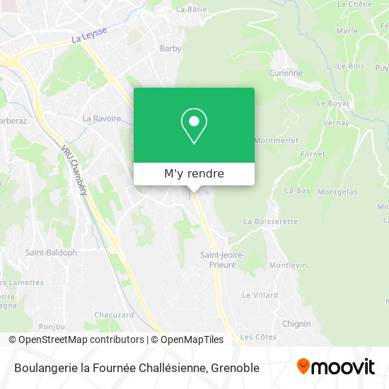 Boulangerie la Fournée Challésienne plan