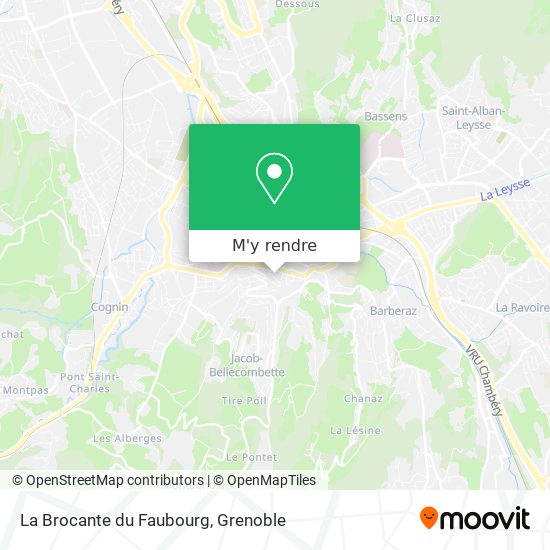 La Brocante du Faubourg plan