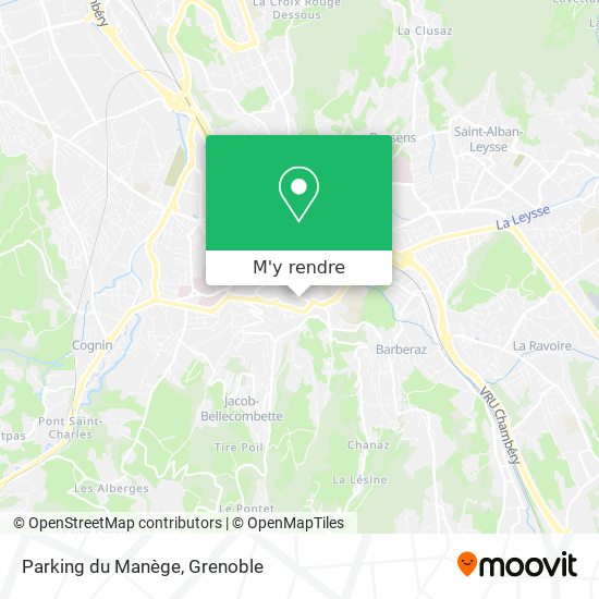 Parking du Manège plan