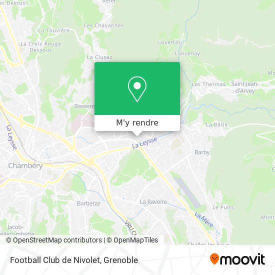 Football Club de Nivolet plan
